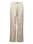 Adela Trousers Pyjamasbukser Hyggebukser Cream Twist & Tango