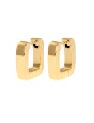 Ix Bold Square Hoops Accessories Jewellery Earrings Hoops Gold IX Studios