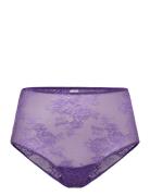 Lace Highwaist Briefs 001 Trusser, Tanga Briefs Purple Understatement Underwear