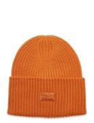 Mschkara Logo Beanie Accessories Headwear Beanies Orange MSCH Copenhagen
