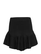 Karen Merino Skirt Kort Nederdel Black Ella&il