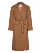 Fluid Belted Coat Trenchcoat Frakke Brown GANT