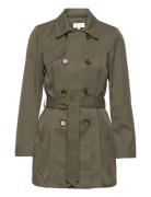 Onlvalerie Trenchcoat Otw Trenchcoat Frakke Green ONLY