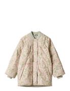 Summer Puffer Jacket Lola Foret Jakke Multi/patterned Wheat