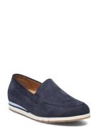 Sneaker Loafer Loafers Flade Sko Blue Gabor