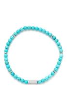 Matheo - Bracelet With Turquoise Beads Armbånd Smykker Blue Samie