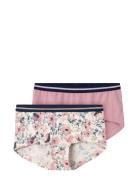 Nkfhipster 2P Nostalgia Flower Noos Night & Underwear Underwear Panties Pink Name It