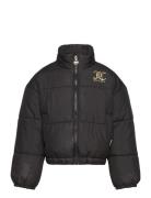 Juicy Funnel Neck Puffa Foret Jakke Black Juicy Couture