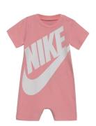 Nkn Futura Romper / Nkn Futura Romper Bodysuits Short-sleeved Pink Nike