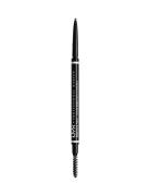 Nyx Professional Makeup Micro Brow 04 Chocolate Brow Pen 0,1G Øjenbrynsblyant Makeup Brown NYX Professional Makeup