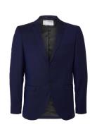 Slhslim-Mylobill Blue Blz B Noos Suits & Blazers Blazers Single Breasted Blazers Navy Selected Homme