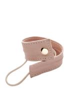 Leather Band Short Bendable Accessories Hair Accessories Scrunchies Pink Corinne