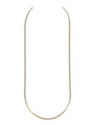 Chase Charlize Neck 42 Plain G Accessories Jewellery Necklaces Chain Necklaces Gold SNÖ Of Sweden