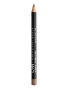 Slim Lip Pencil Cappuccino Lip Liner Makeup Brown NYX Professional Makeup