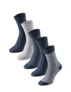 Socks Lingerie Socks Regular Socks Blue Schiesser