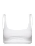 Soft Bra Lingerie Bras & Tops Soft Bras Tank Top Bras White Bread & Boxers