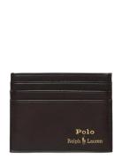 Leather Card Case Accessories Wallets Cardholder Brown Polo Ralph Lauren