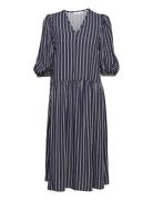 Viksaiw Long Dress Knælang Kjole Navy InWear