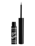 Epic Wear Metallic Liquid Liner Eyeliner Makeup Black NYX Professional Makeup
