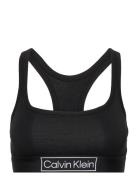 Unlined Bralette Lingerie Bras & Tops Soft Bras Tank Top Bras Black Calvin Klein