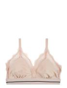 Love Lace Lingerie Bras & Tops Soft Bras Bralette Beige Love Stories