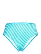 Jewel Cove High Waist Bikini Brief Swimwear Bikinis Bikini Bottoms High Waist Bikinis Blue Freya