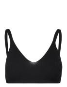 Gunilla Knit Bra Top Lingerie Bras & Tops Soft Bras Tank Top Bras Black REMAIN Birger Christensen