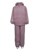 Rainwear Set Lining -Recycle Outerwear Rainwear Rainwear Sets Grey CeLaVi