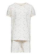 Pyjamas Ss W. Aop Pyjamassæt Multi/patterned CeLaVi