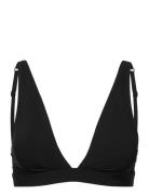 Inspire Wirefree Plunge Bra Swimwear Bikinis Bikini Tops Triangle Bikinitops Black CHANTELLE