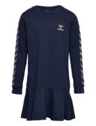 Hmlevelyn Dress L/S Dresses & Skirts Dresses Casual Dresses Long-sleeved Casual Dresses Navy Hummel