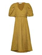 Cmcilla-Dress Knælang Kjole Yellow Copenhagen Muse