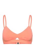 S.collective Hybrid Bralette Swimwear Bikinis Bikini Tops Triangle Bikinitops Orange Seafolly