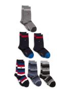 Th Kids Basic Stripe Sock 6P Ecom Sokker Strømper Multi/patterned Tommy Hilfiger