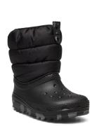 Classic Neo Puff Boot T Vinterstøvler Pull On Black Crocs