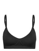 Lght Lined Bralette Lingerie Bras & Tops Soft Bras Tank Top Bras Black Calvin Klein