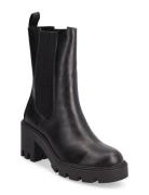 Biagisella High Chelsea Boot Carnation Shoes Chelsea Boots Black Bianco