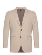 Slhslim-Liam Blz Flex B Suits & Blazers Blazers Single Breasted Blazers Beige Selected Homme