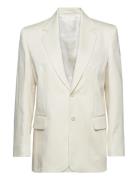 Tailored Pinstripe Blazer Blazers Single Breasted Blazers White Filippa K