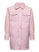 Hadlee Outerwear Jackets & Coats Quilted Jackets Pink Molo