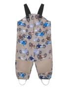 Nmmalfa08 Bib Pant Retro Cars Fo Outerwear Shell Clothing Shell Pants Multi/patterned Name It