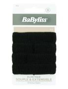 Set Of 4 Black Thick Elastics Hair Cords Accessories Hair Accessories Scrunchies Nude Babyliss Paris