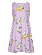 Dress Aop 70S Flower Dresses & Skirts Dresses Casual Dresses Sleeveless Casual Dresses Purple Lindex