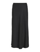 Viellette Hw Long Skirt - Noos Lang Nederdel Black Vila