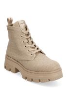 Chunky Combat Laceup Boot Co Shoes Boots Ankle Boots Laced Boots Calvin Klein