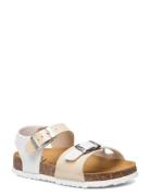 Sl Dolphin Patent Silver-Beige Shoes Summer Shoes Sandals Multi/patterned Scholl