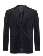 Slhslim-Boe Corduroy Blz B Noos Suits & Blazers Blazers Single Breasted Blazers Navy Selected Homme