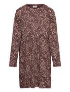 Jersey Dress Sessa Dresses & Skirts Dresses Casual Dresses Long-sleeved Casual Dresses Purple Wheat