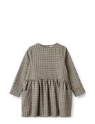 Dress Aima Dresses & Skirts Dresses Casual Dresses Long-sleeved Casual Dresses Green Wheat