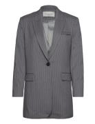 Cmtailor-Long-Blazer Blazers Single Breasted Blazers Grey Copenhagen Muse